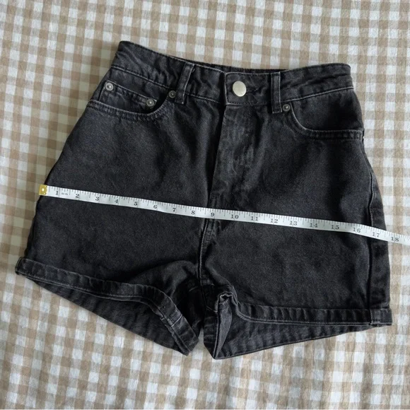 ASOS High Waisted Denim Shorts - Picture 4 of 7